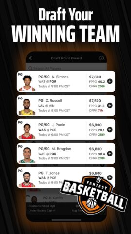 DraftKings Fantasy Sports per Android