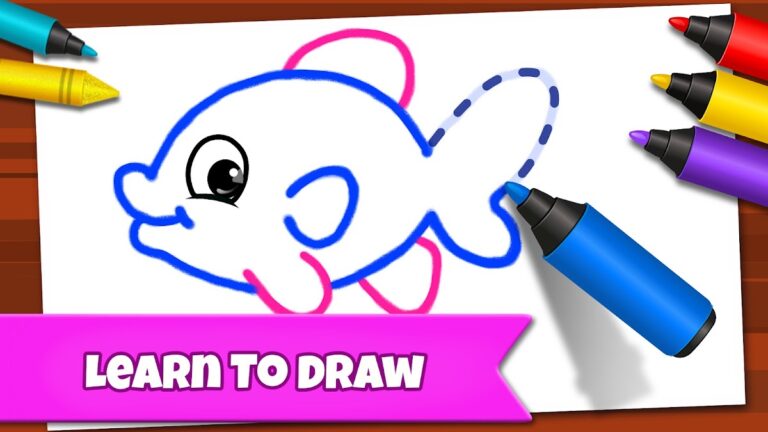 Android용 아이들을 위한 그림 그리기 게임