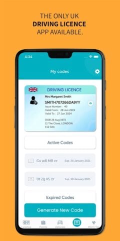 Driver Codes for Android