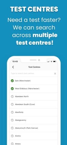 Driving Test Cancellations NOW for Android
