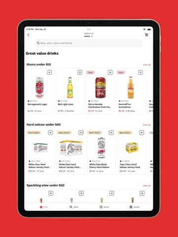 Drizly – Get Drinks Delivered für iOS