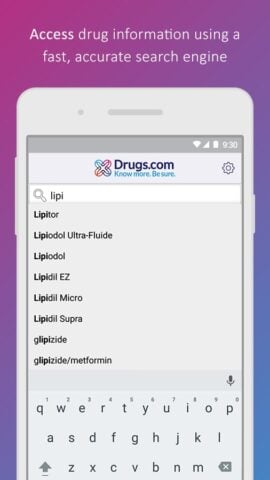 Drugs.com Medication Guide สำหรับ Android