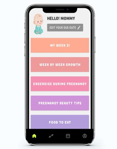 Android 版 Due Date Calculator Pregnancy