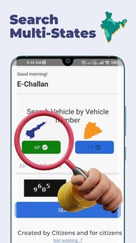 Android için E Challan App: Traffic Fines