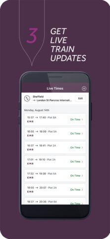 EMR — East Midlands Railway для iOS — скриншот 4