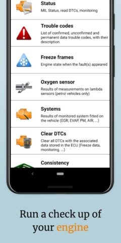 EOBD Facile: OBD 2 Car Scanner สำหรับ Android