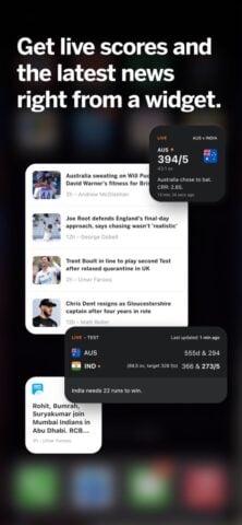 ESPNcricinfo – Cricket Scores pour iOS