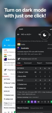 iOS için ESPNcricinfo – Cricket Scores