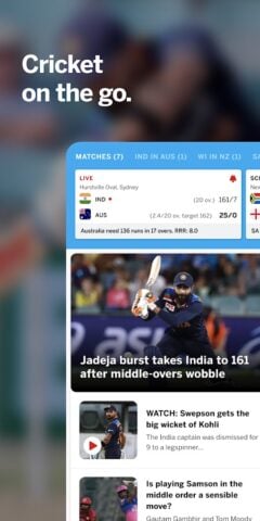 ESPNcricinfo – Live Cricket cho Android