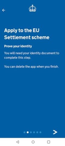 Android 版 EU Exit: ID Document Check