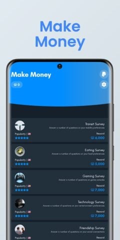 Soyez payé: Gagner de l’argent pour Android