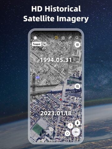 Android 版 衛星地圖-3D地球