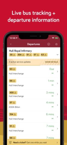 East Yorkshire Buses pour iOS