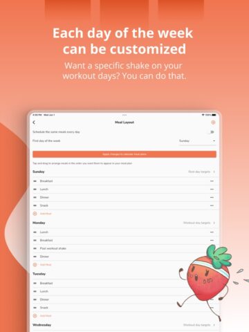 iOS용 Eat This Much – Meal Planner