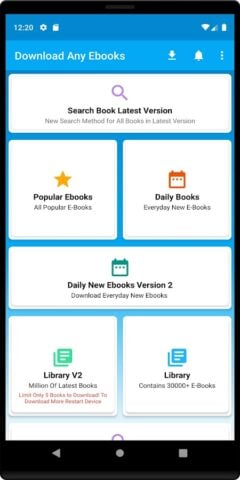 Android için Ebook Downloader & Reader