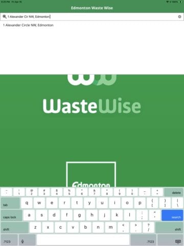iOS 用 Edmonton Waste Wise
