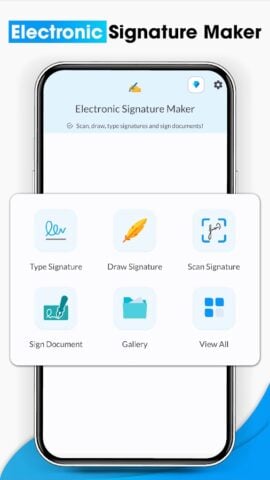 Android용 전자 서명 메이커, 쉬운 서명 문서