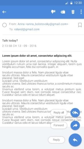 Email – hộp thư mail cho Android