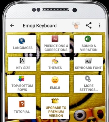 لوحة المفاتيح رموز تعبيرية لنظام Android