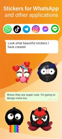 Emoji Maker создание стикеров для Android
