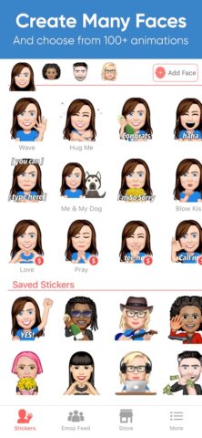 Emoji Me Sticker Maker لنظام iOS