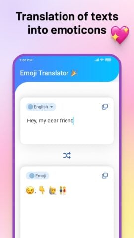 Traductor de Emoji a Texto para Android