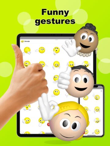 Stiker emoji animasi: Gemojis untuk iOS