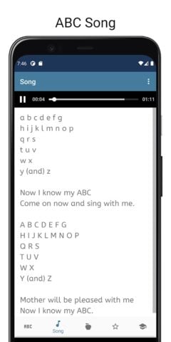 Bảng chữ cái tiếng Anh cho Android