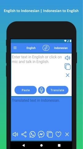 Terjemahan Inggris Indonesia per Android