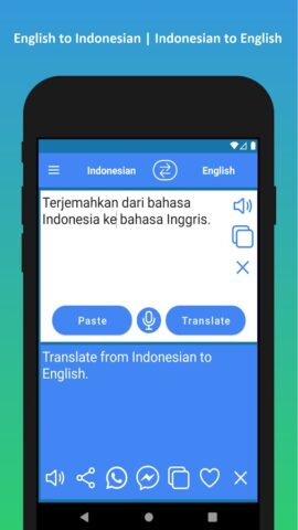 Terjemahan Inggris Indonesia لنظام Android