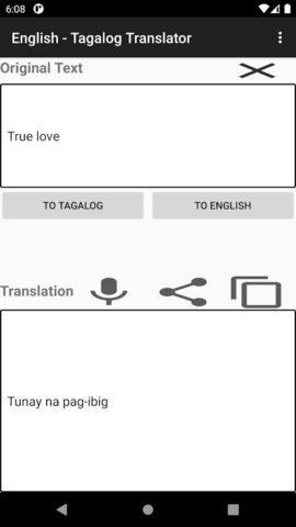 Android용 English – Tagalog Translator