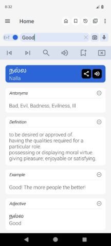 Android 版 English Tamil Dictionary