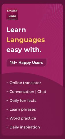 English to Hindi Translator per Android