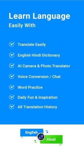 English to Hindi Translator pour Android