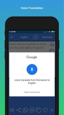 Android 版 Traducere engleză română