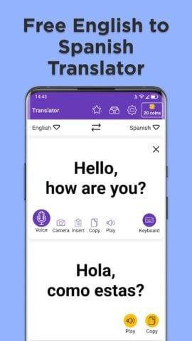 English to Spanish Translator für Android