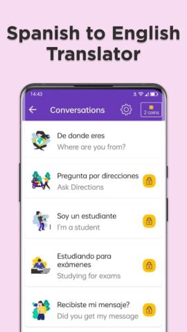 Android 用 English to Spanish Translator