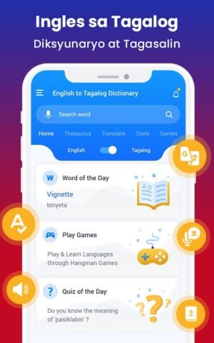 Android용 English to Tagalog Dictionary