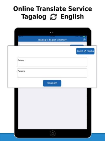 English to Tagalog Dictionary untuk iOS