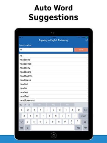 iOS 用 English to Tagalog Dictionary