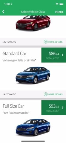 iOS için Enterprise Rent-A-Car