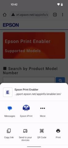 Epson Print Enabler для Android