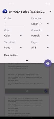 Epson Print Enabler für Android