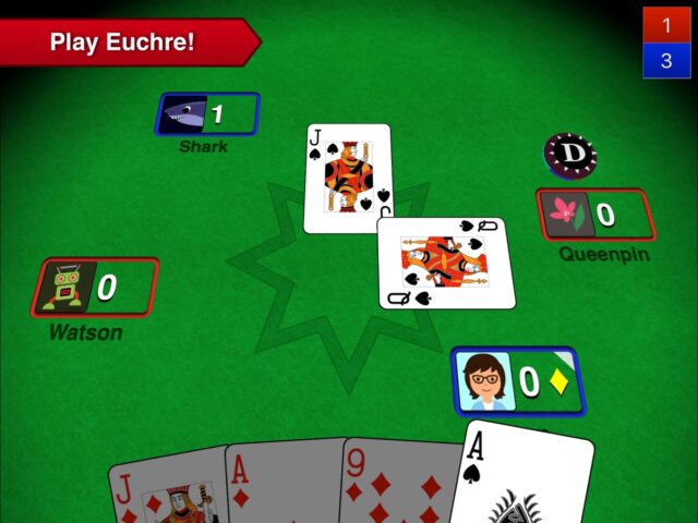 iOS için Euchre 3D