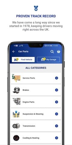 Euro Car Parts – Official App สำหรับ Android