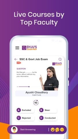 Exam Preparation: Live Classes لنظام Android