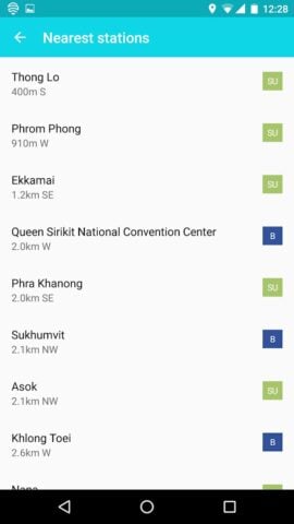 Explore Bangkok BTS & MRT map for Android
