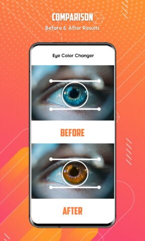 مغير لون العين لنظام Android