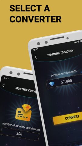 Android için FFCalc | Diamonds Calc Convert