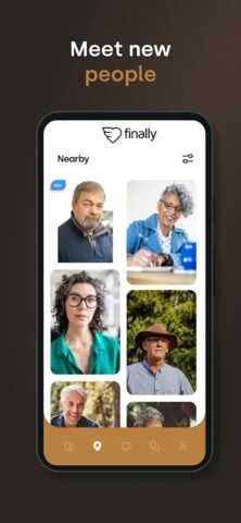 Android 用 FINALLY – 50歳以上の独身向けデートアプリ